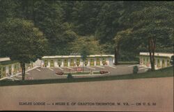 Elmee Lodge Grafton, WV Postcard Postcard Postcard