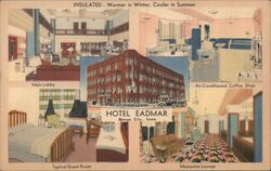 Hotel Eadmar Mason City Iowa Postcard Postcard Postcard