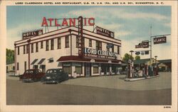 Lord Clarendon Hotel and Restaurant Summerton, SC Postcard Postcard Postcard