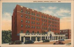 Hotel Saranac Saranac Lake, NY Postcard Postcard Postcard