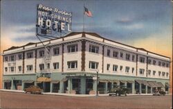 Paso Robles Hot Springs Hotel California Postcard Postcard Postcard