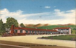 Klamath Motor Lodge, Highway 99 Postcard