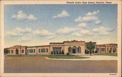 Victoria Junior High School Texas Postcard Postcard Postcard