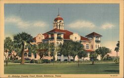 Hidalgo County Court House, Edinburg, Texas Postcard Postcard Postcard