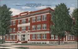 Administration Building Kirksville College of Osteopathy and Surgery Postcard