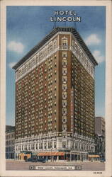 Hotel Lincoln Indianapolis Postcard Postcard Postcard