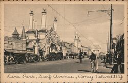 Luna Park, Surf Avenue Postcard