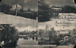 Summer and Winter at Pearl River Milk Farm Postcard