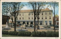 Hotel Braban, Cartersville GA Postcard