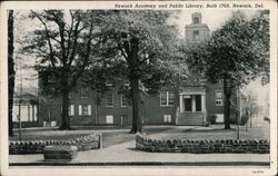 Newark Academy and Public Library Postcard