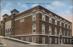 Masonic Temple, Sioux City, Iowa Postcard Postcard Postcard