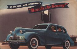 1939 Buick, Buick's the Beauty Philadelphia, PA Postcard Postcard Postcard