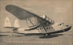 Sikorsky S-42 Seaplane Aircraft Postcard Postcard Postcard