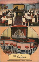 The Cabana Restaurant Postcard