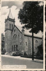 First United Evangelical Church Bangor PA Pennsylvania John Mankos Postcard Postcard Postcard