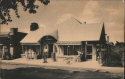 Post Office Building Mt. Pocono PA Postcard