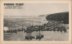 Fishing Fleet Bodega Bay Postcard