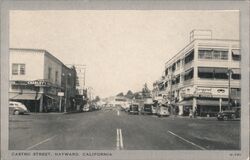 Castro Street, Hayward California Postcard Postcard Postcard