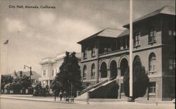 City Hall Alameda Postcard