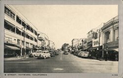 B Street, Hayward Postcard