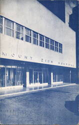 Mount Zion Hospital San Francisco, CA Postcard Postcard Postcard