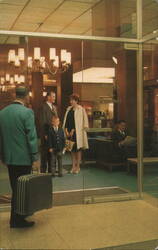 Hotel Stewart Lobby Postcard