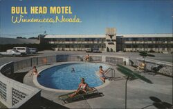 Bull Head Motel, Winnemucca Nevada Postcard