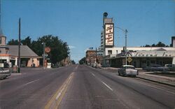 Winnemucca Nevada Business District Postcard