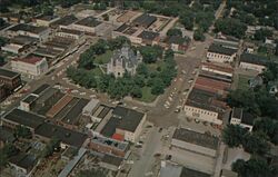 Bates County Shopping Center Postcard