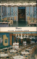 Heer's Ozark Garden Room Springfield, MO Postcard Postcard Postcard