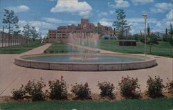 Fountain - Mail, University of Missouri Hospital Postcard