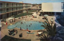 Tidelands Motor Inn, Tucson Arizona Postcard Postcard Postcard