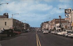 East Broadway Columbia Missouri Postcard