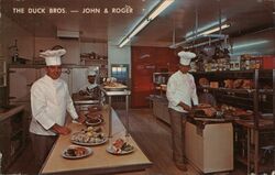 The Duck Bros. John & Roger Restaurant Southampton, NY Postcard Postcard Postcard