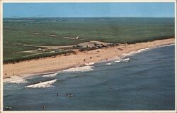 Surfing at Cisco Beach Postcard