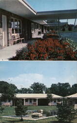 Smitty's Rock & Wood Motel Belchertown MA Postcard