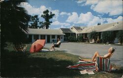 AK-SAR-BEN Motel Clearwater Florida Postcard