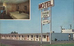 Friendship Inn Motel Postcard