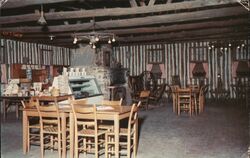 The Chimney Corner Dining Room Postcard