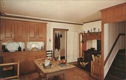 Washington Irving's Kitchen, Sunnyside Postcard