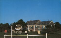 Pleasant Bay Village Motor Court, Chatham, Cape Cod Massachusetts Dave Bard Postcard Postcard Postcard