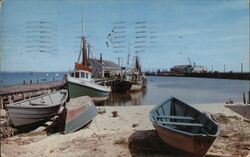 Provincetown Waterfront, Cape Cod, Massachusetts Postcard