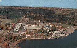 Laurels Hotel and Country Club, Monticello, NY - Aerial View New York Postcard Postcard Postcard