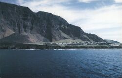 Settlement, Tristan Da Cunha 1961 Volcano Postcard