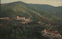 Abbey of Mount St. Benedict, Trinidad Churches Postcard Postcard Postcard