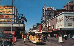 Atlantic City, NJ Boardwalk View North from Virginia Avenue New Jersey Postcard Postcard Postcard