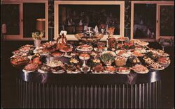 Stockholm Restaurant Smorgasbord Buffet Postcard