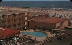 Atlantic City, New Jersey - Ocean Wing Pool Postcard Postcard Postcard