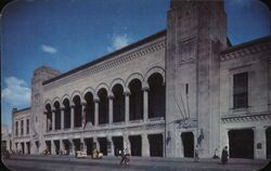 Atlantic City Convention Hall Exterior New Jersey Postcard Postcard Postcard