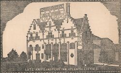 Latz Knife and Fork Inn, Atlantic City, NJ Postcard